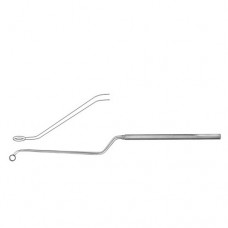 Nicola Micro Curette Bayonet Shaped - Left Stainless Steel, 21.5 cm - 8 1/2" Diameter 6.5 mm Ø